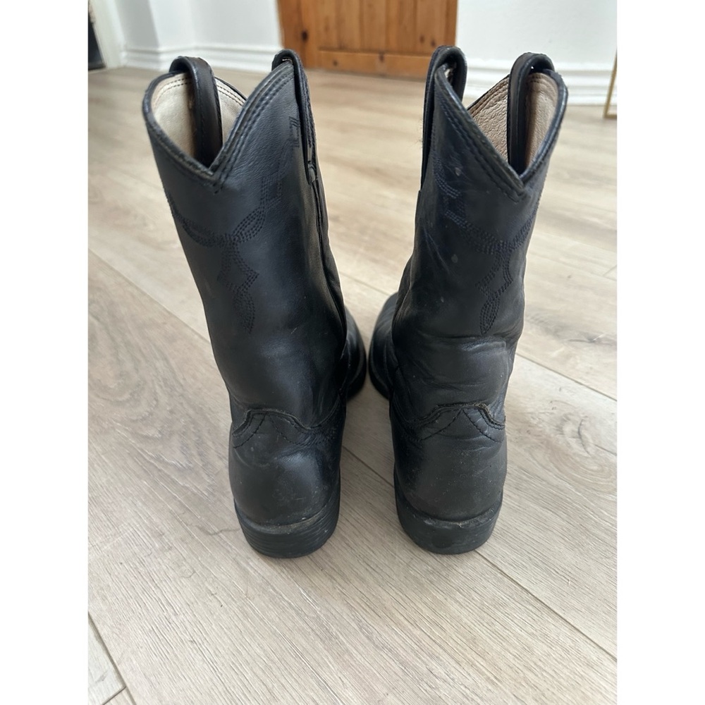 Ariat Black Leather Western Boots - Picture 4 of 6